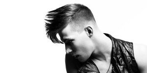 penteado punk feito com gel