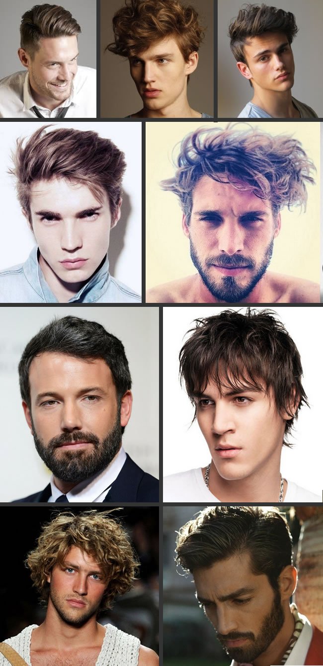 penteados para homens com rosto fino