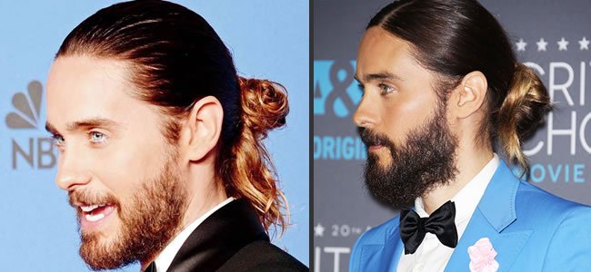 Jared leto usando coque no oscar 2015