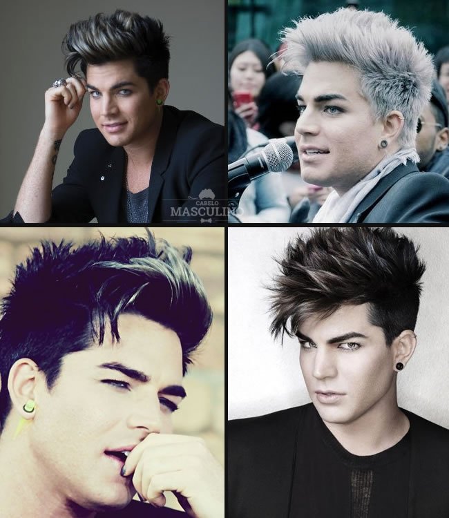 adam cabelo com luzes e mechas